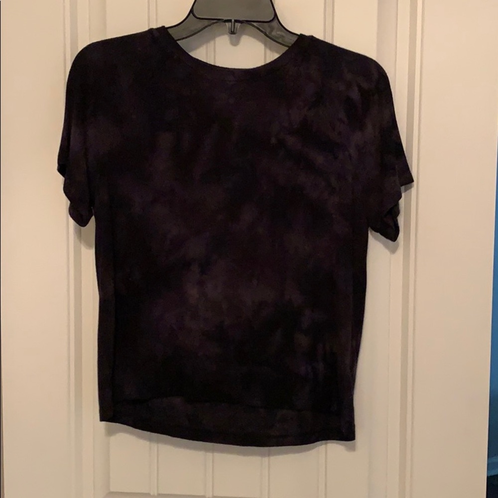 navy and black tye dye